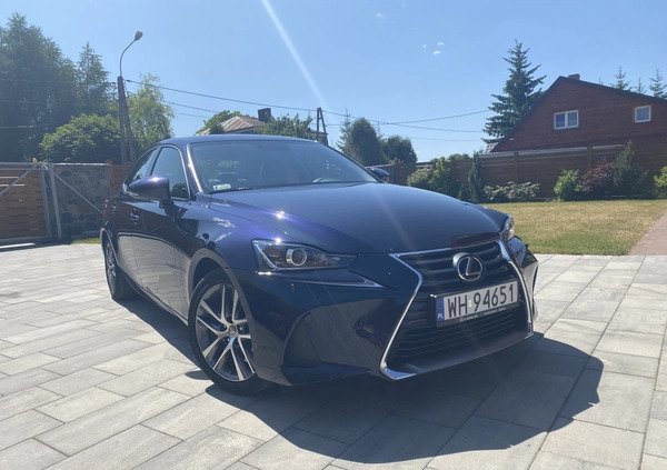 Lexus IS cena 114900 przebieg: 86500, rok produkcji 2018 z Warszawa małe 92